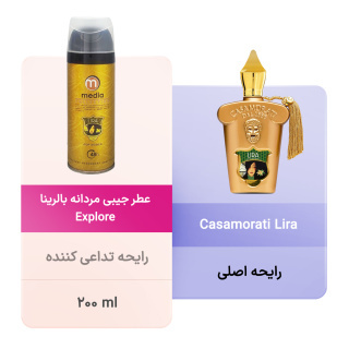 اسپری خوشبو کننده بدن زنانه مدیا مدل Casamorati Lira حجم 200 میلی لیتر