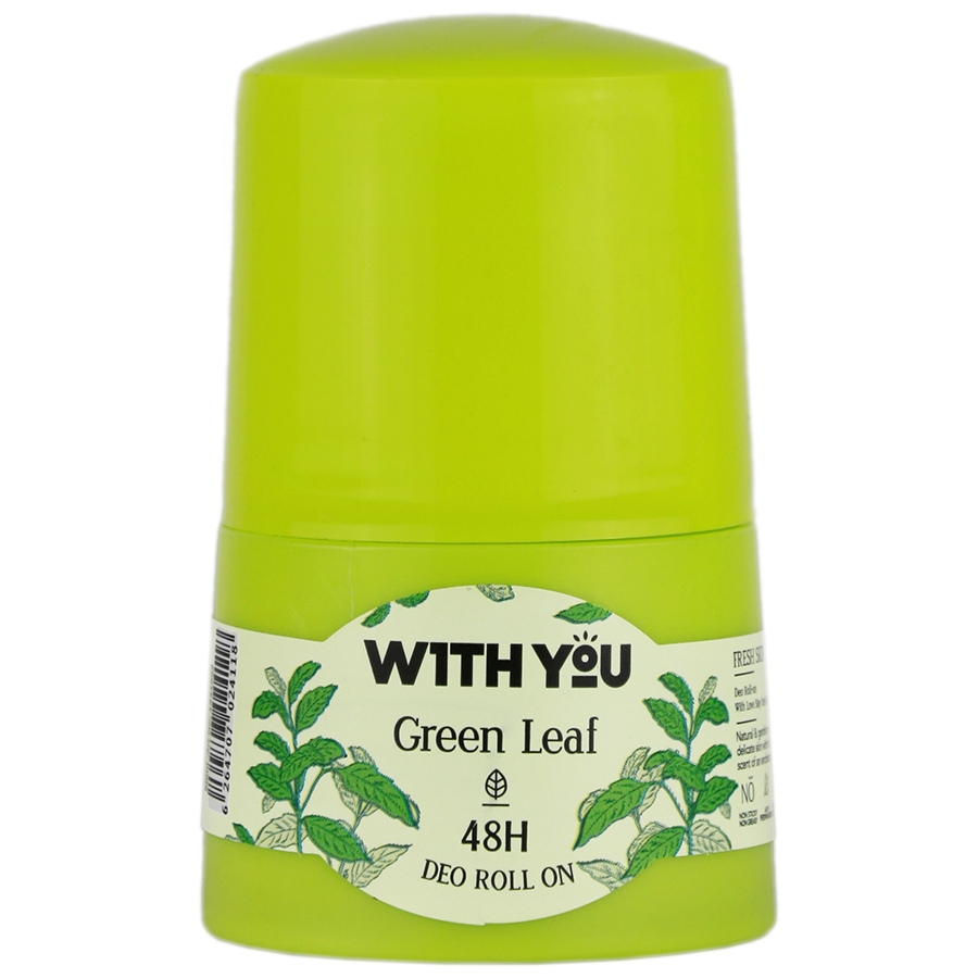رول ضد تعریق زنانه ویت یو مدل Green Leaf حجم 50 میلی لیتر